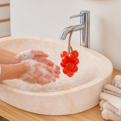 Handcrafted Hanging Grape Soaps