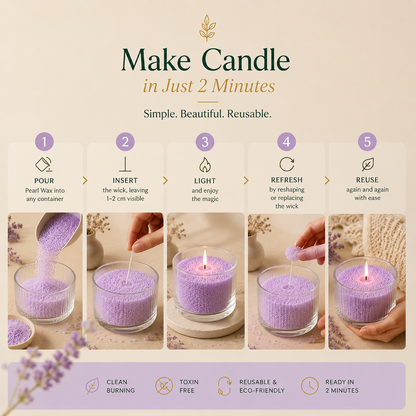 Lavender Pearl Wax