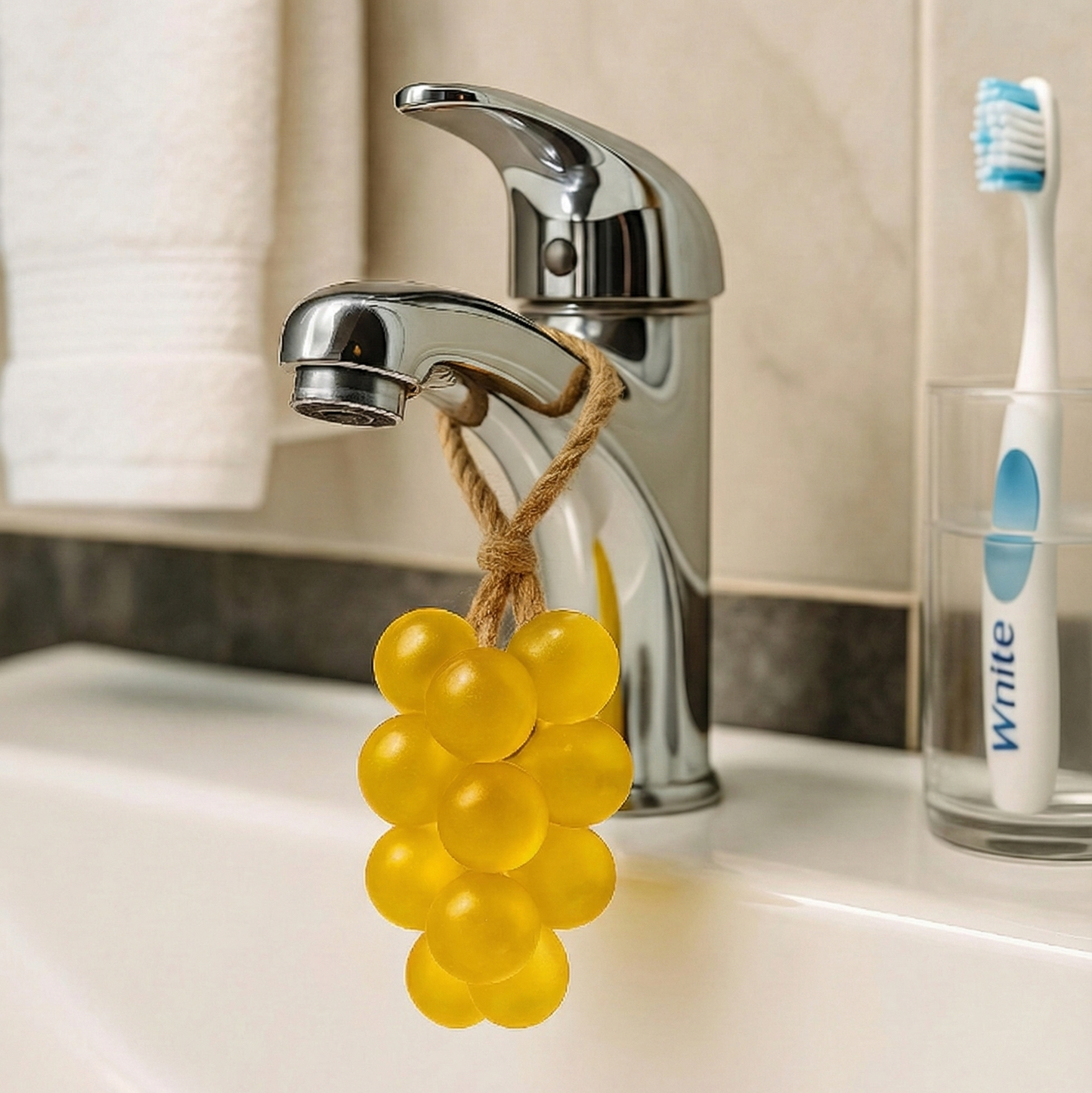 Handcrafted Hanging Grape Soaps