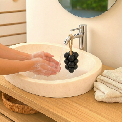Handcrafted Hanging Grape Soaps