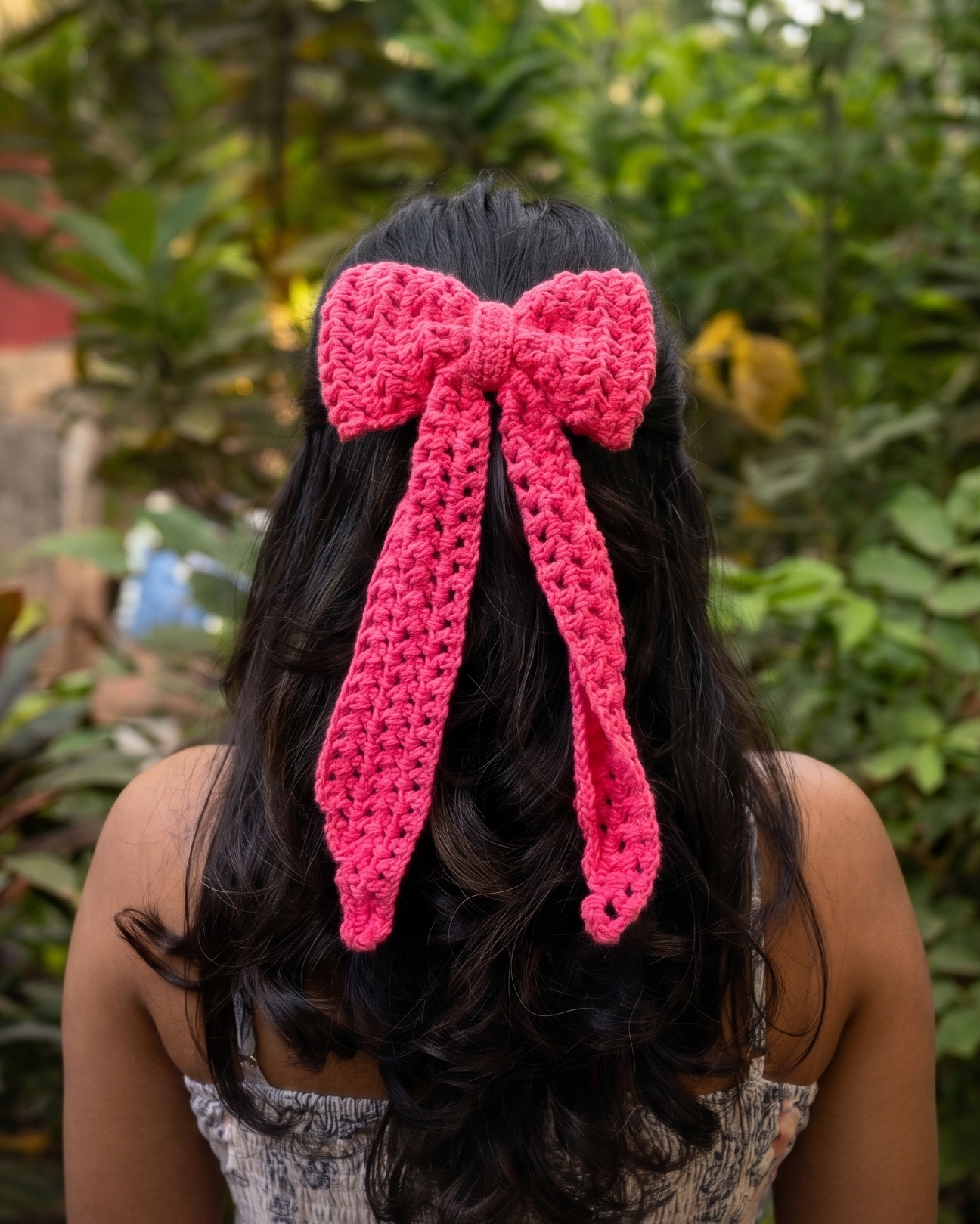 Blush Statement Hair Bow