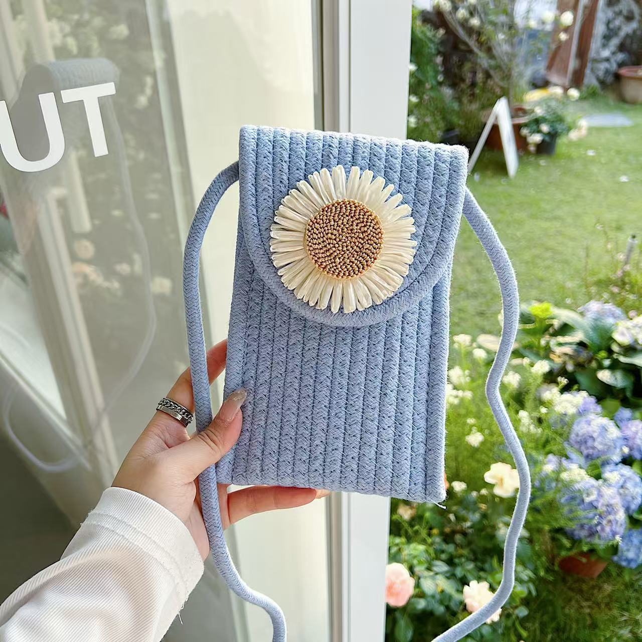 Bloom Handmade Phone Sling Bag – Carry Light, Stay Stylish
