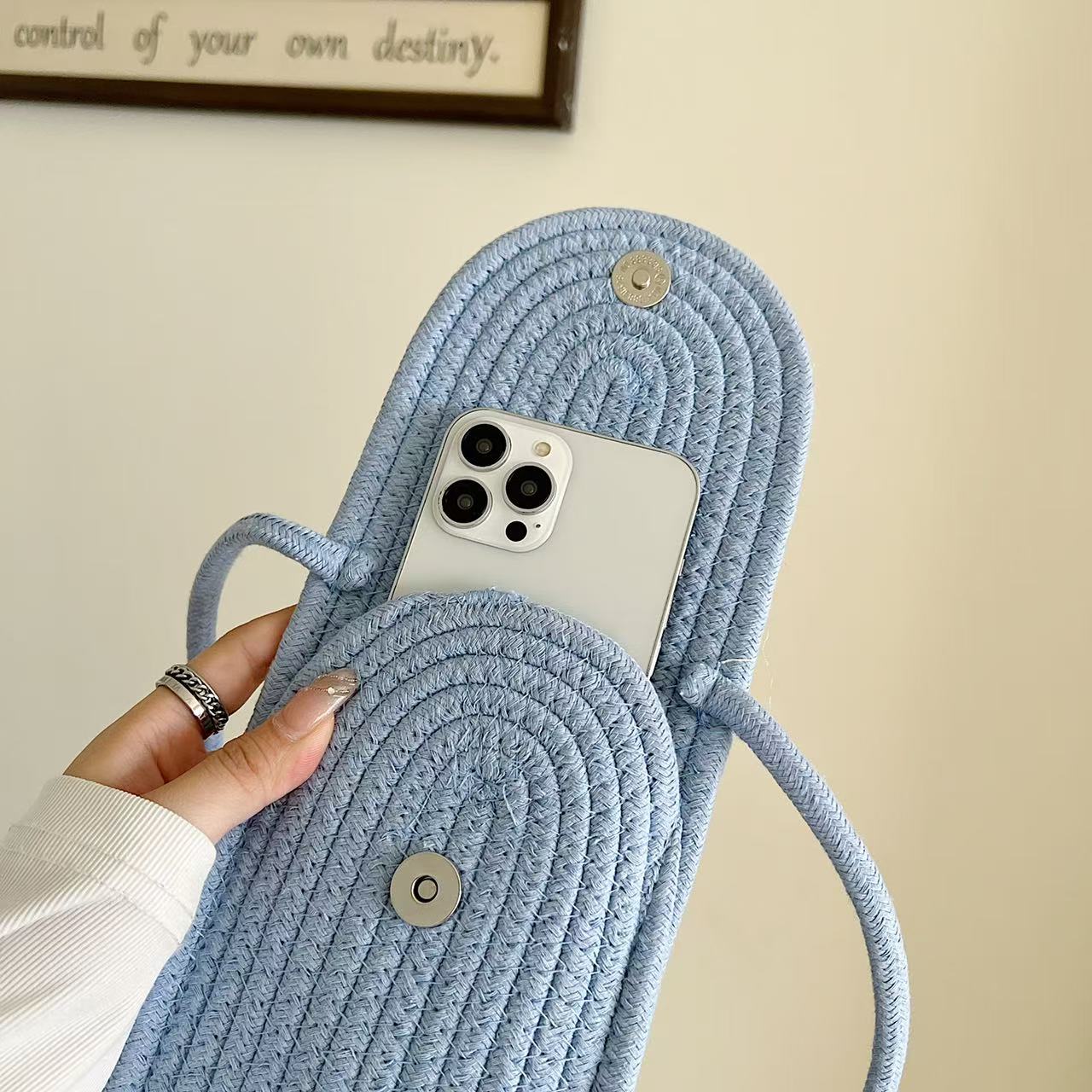 Bloom Handmade Phone Sling Bag – Carry Light, Stay Stylish