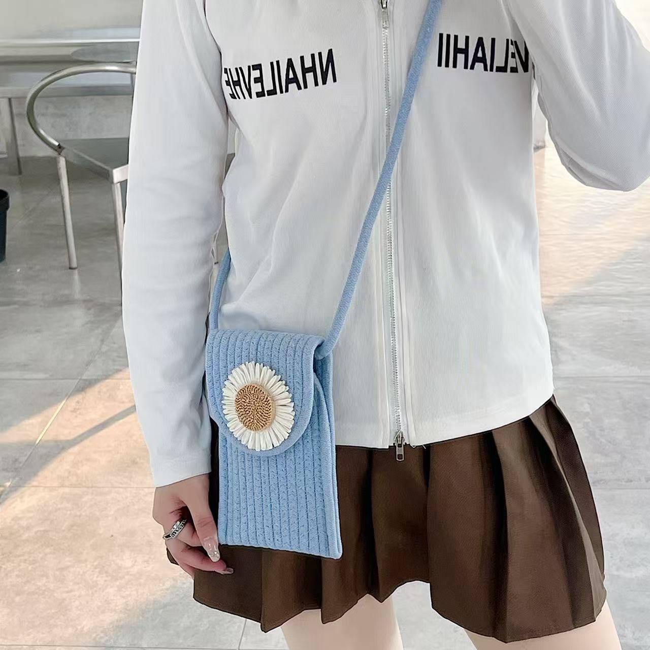 Bloom Handmade Phone Sling Bag – Carry Light, Stay Stylish