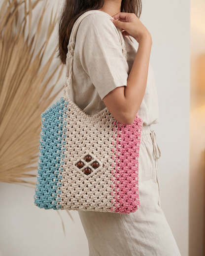 Aura Stripe Everyday Tote