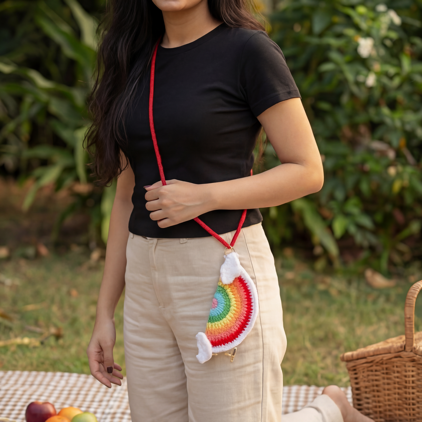 Rainbow Specs Holder With Strap