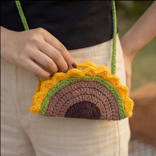 Sunflower Specs Holder With Strap