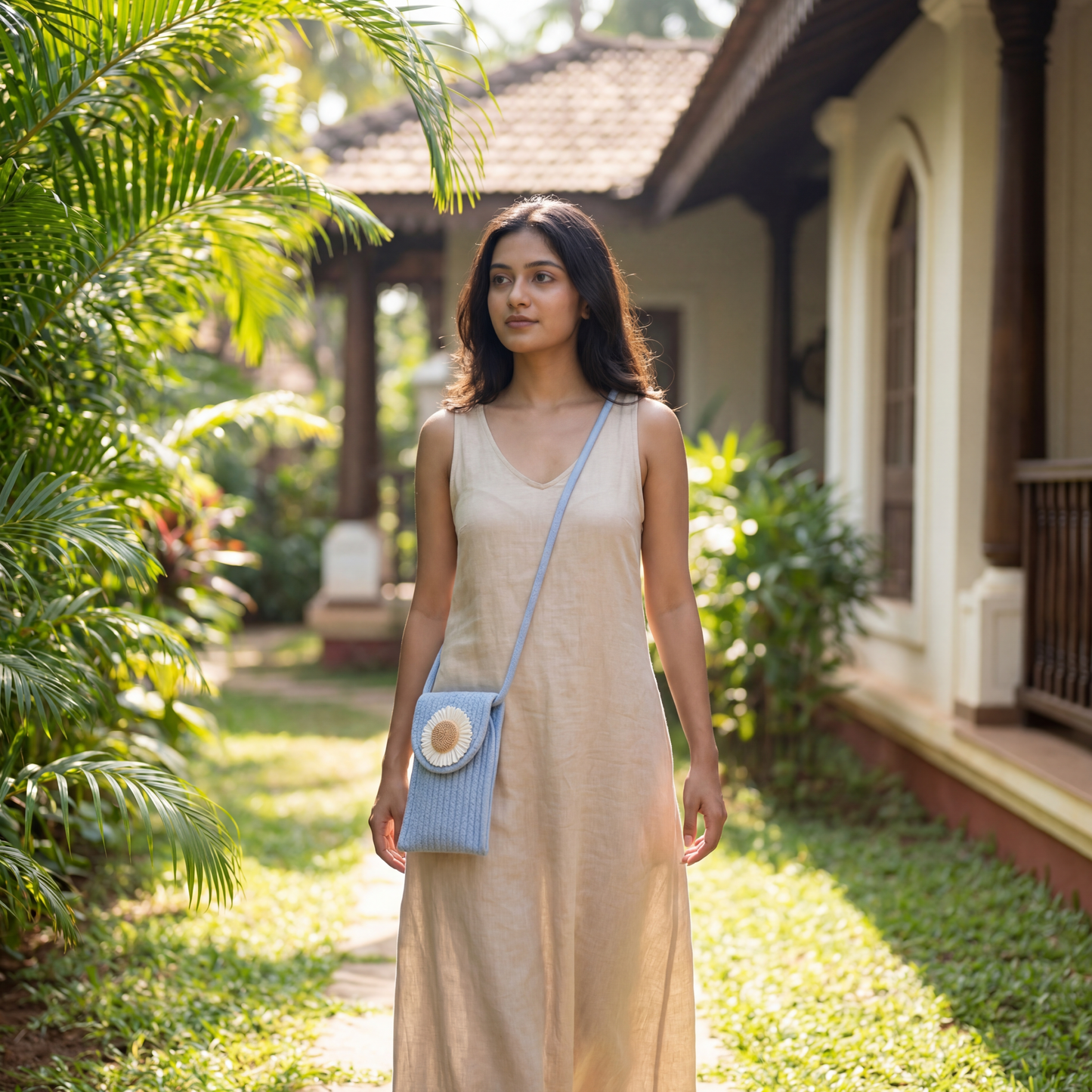 Bloom Handmade Phone Sling Bag – Carry Light, Stay Stylish