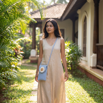 Bloom Handmade Phone Sling Bag – Carry Light, Stay Stylish