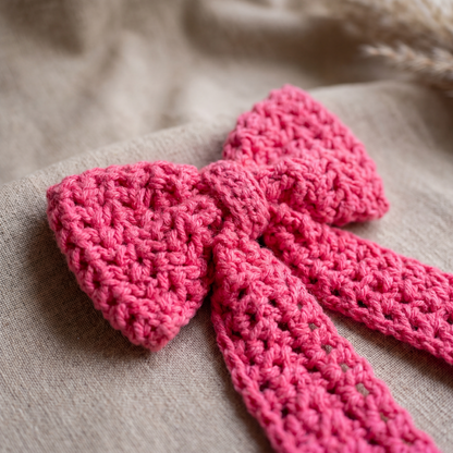 Blush Statement Hair Bow