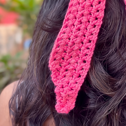 Blush Statement Hair Bow