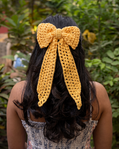 Sunflower Bloom Hair Bow