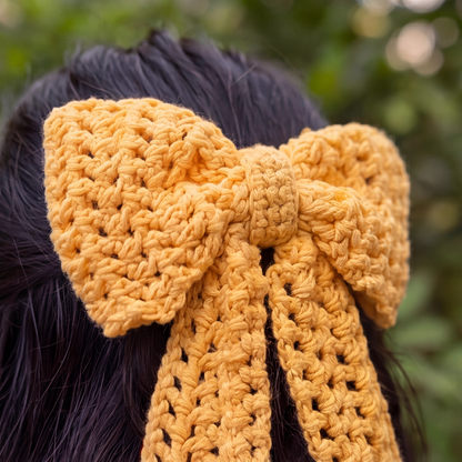 Sunflower Bloom Hair Bow