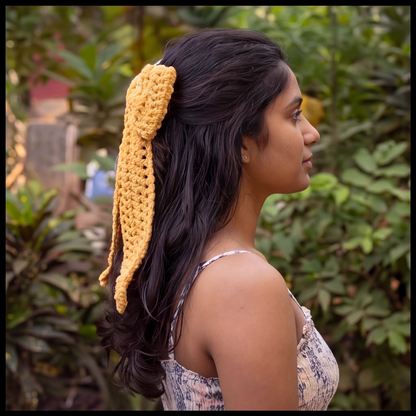 Sunflower Bloom Hair Bow